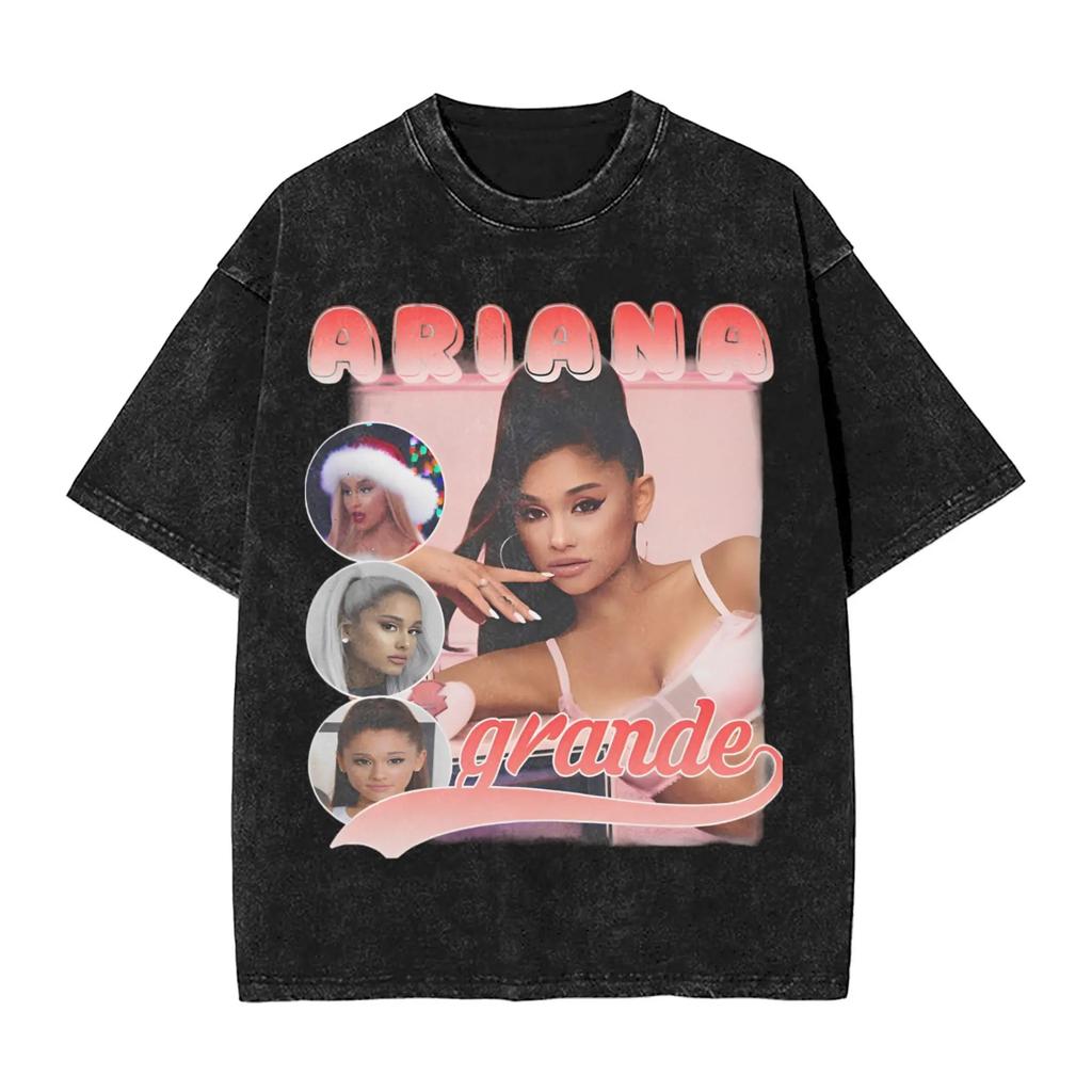 Singer Ariana Grande T Shirt Eternal Sunshine Deluxe Album Women Cotton Novelty T-Shirt Crew Neck Tee Shirt Tops