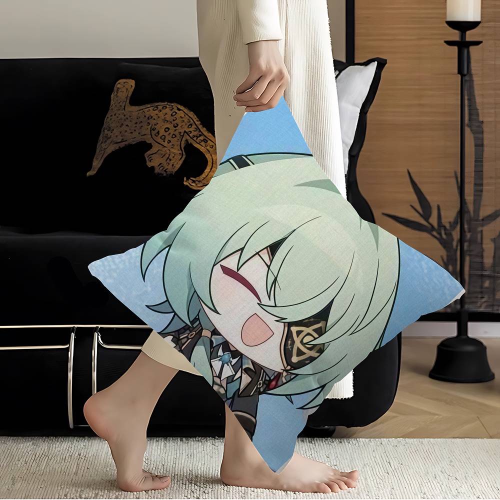 Honkai Star Rail Anaxa pillow cover sofa cushion cover home room decoration children gift
