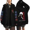 Cosplay Tokyo Ghoul Felpe Anime Uomo Casual Giubbotti con Zip Harajuku Kaneki Ken Felpe Stampate Cartoon Hip Hop Felpa Streetwear