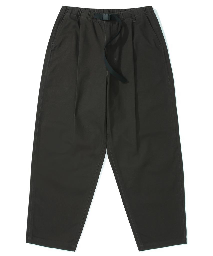 COLUMBIA UNIVERSITY M-Label Loose-Fit Belted Pants Slate Black