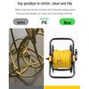 Hose Cart Reel Set for Garden & Car Wash with Storage & Connectors