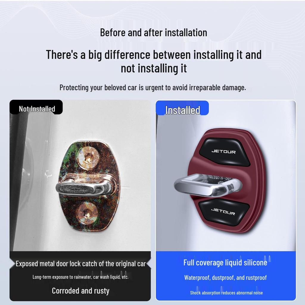Capac pentru Catarama Broască Ușă Jetour X70/X90PLUS și Pad Amortizor pentru X95/Traveller