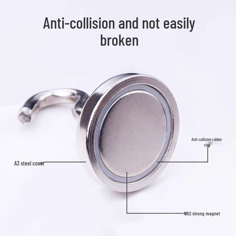 Strong Neodymium Magnet Hook - Punch-Free Refrigerator Fixer