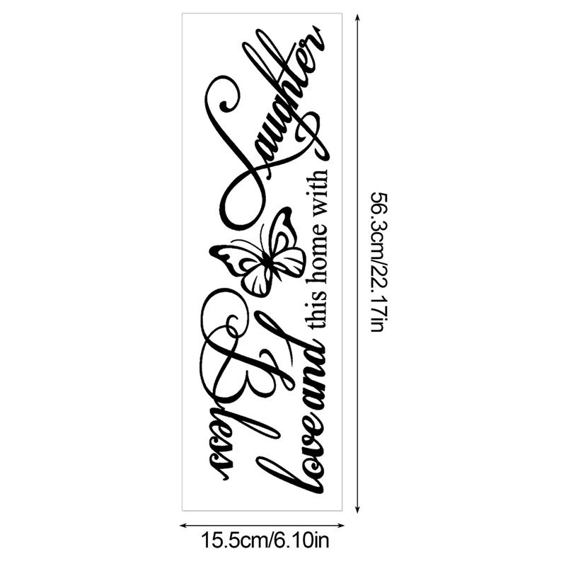 

Removable Butterfly Wall Stickers - Modern Vinyl Stickers, English Wall Stickers, Home Decor Wall Art