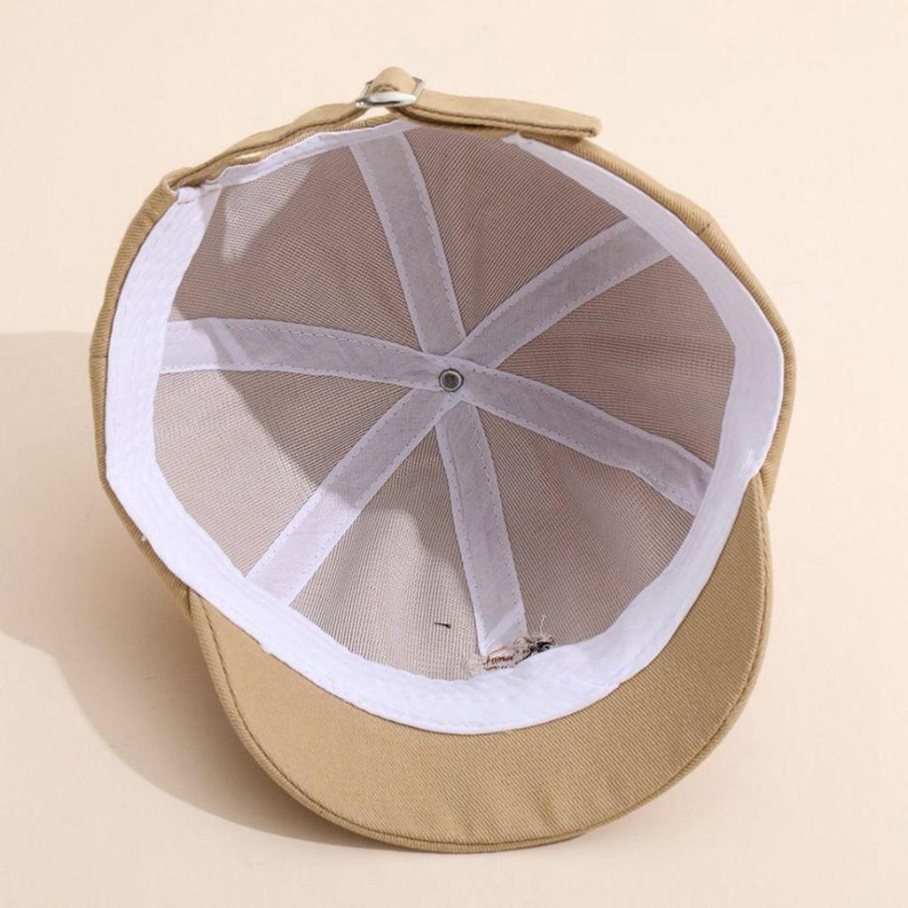 Cute Dog Embroidery Baby Baseball Cap Spring Summer Short Brim Peaked Cap Kids Boys Girls Casual Cartoon Outdoor Sun Hat