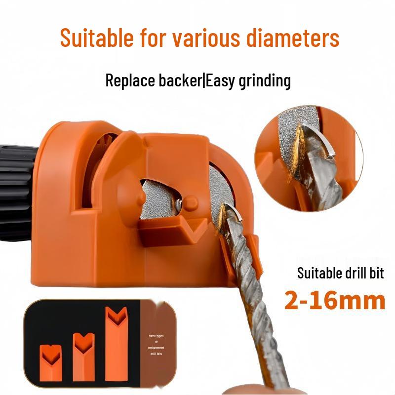 Universal Portable Drill Bit and Knife Sharpener: Multifunctional Tool for Grinding, Polishing, and Milling Cutters