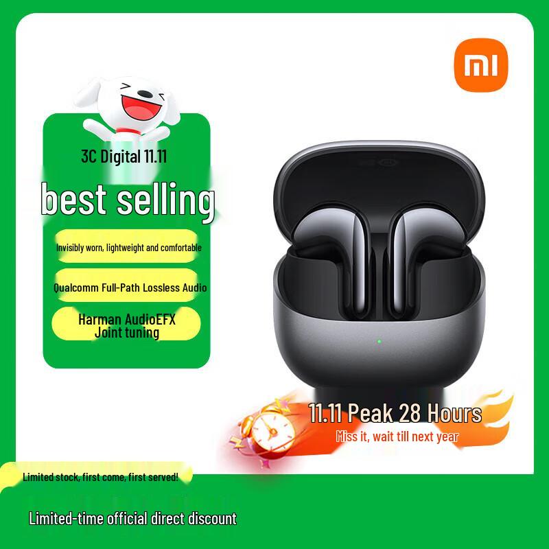 

Xiaomi Buds 5 Noise Cancelling Semi-in-ear Bluetooth Earbuds