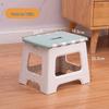 Portable Low-Style Folding Stool: Sturdy Plastic Bench for Outdoors & Small Spaces