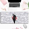 Japanese Samurai Mouse Pad Gaming XXL New Computer Home Accessories Deskmat Anti Slip Office Natural Rubber Carpet Game Desk Mat