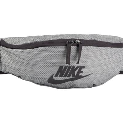 Polyamide One Shoulder Crossbody Fanny Pack Regular Unisex Silver Gray Casual BA6403-133