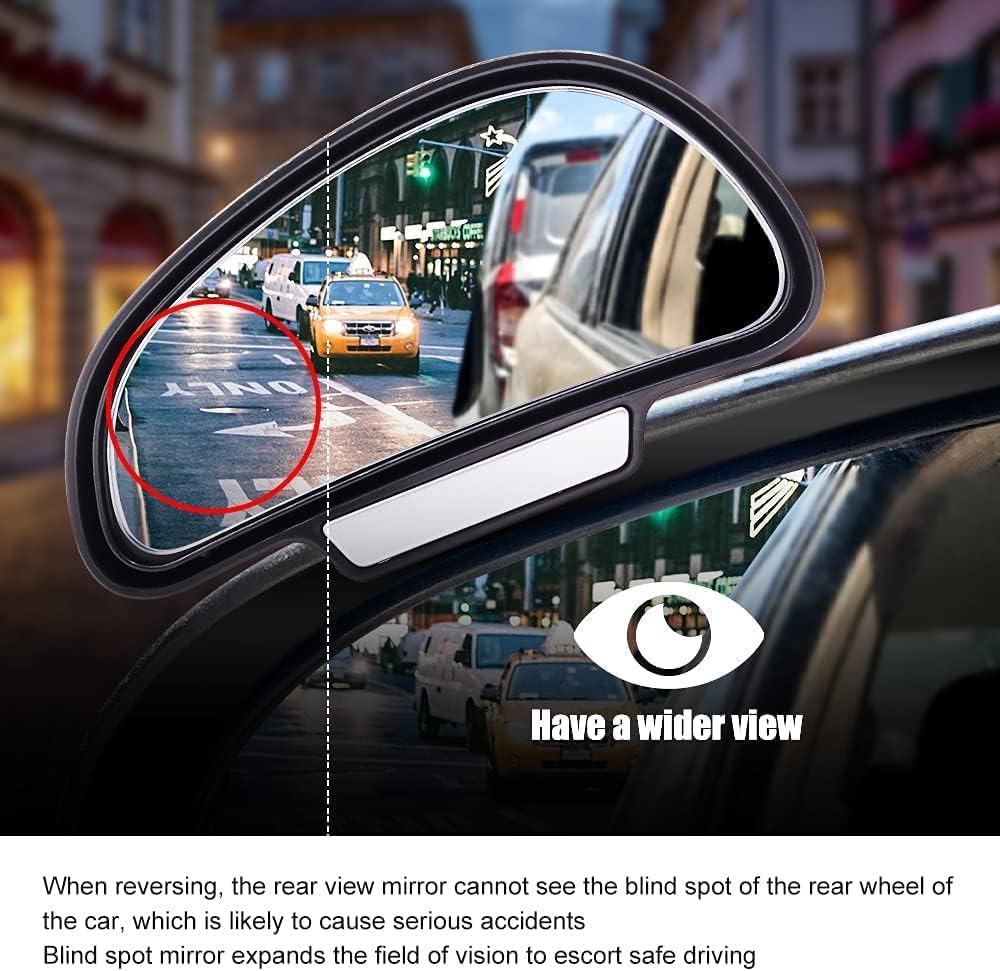 Biqing Auxiliary Mirror, Left Side Mirror, Auxiliary Mirror, Car Blind Spot Elimination, Mirror, Car