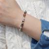 Women Bracelet Irregular Beads Decor Adjustable Length Non-fading Bracelet Wrist Jewelry Versatile