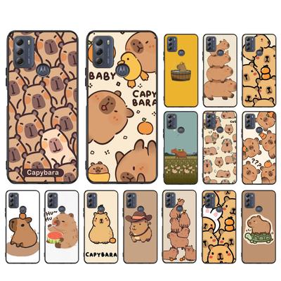 Cute Capybara Phone Case For Moto G84 G22 G32 G42 G52 G62 G53 G72 G60 G60S G100 G10 G20 G30 G13 G50 G 5G G Pure
