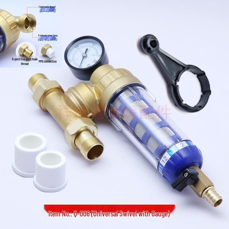 Household Central Water Purifier with Pre-Filter and Scraper for Tap and Well Water