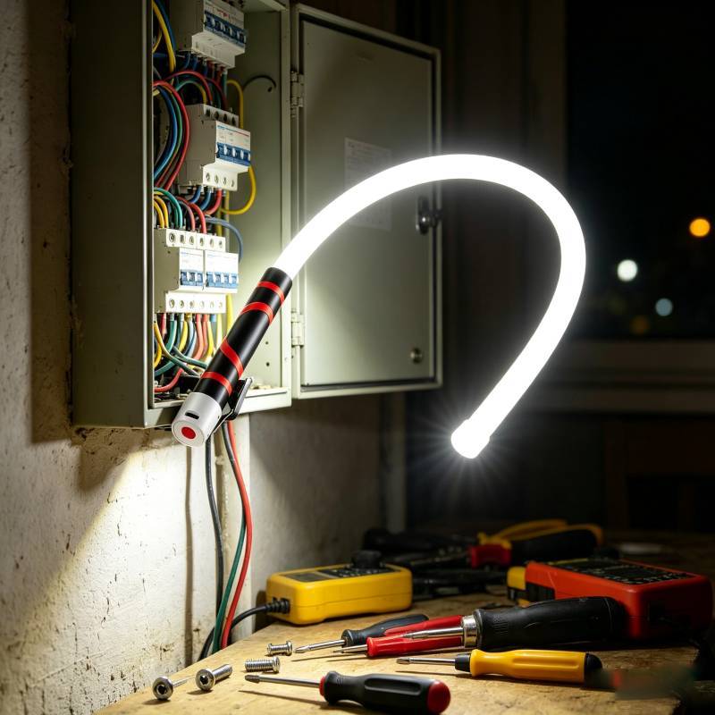 Flexible Led Work Light With Cob Source For Home Repair And Outdoor Activities
