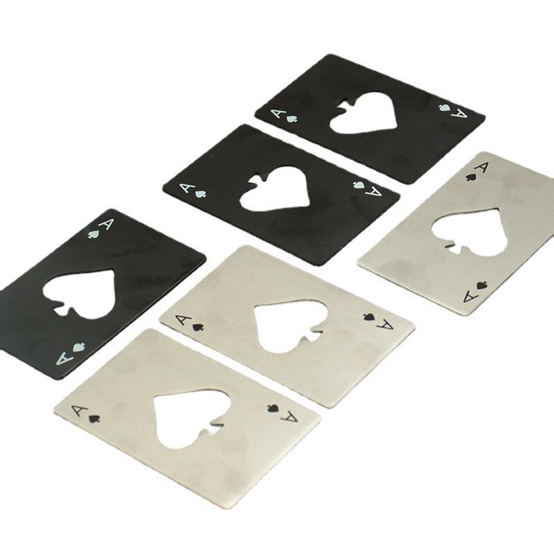 Spade A Creative Credit Card-Style Stainless Steel Bottle Opener