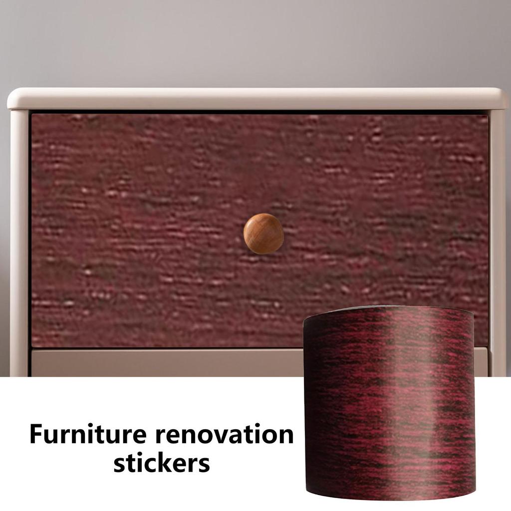 5.7cmx4.57m Realistic Wood Grain Repair Adhensive Duct Tape Floor Furniture Renovation Skirting Line Sticker Home Decoration