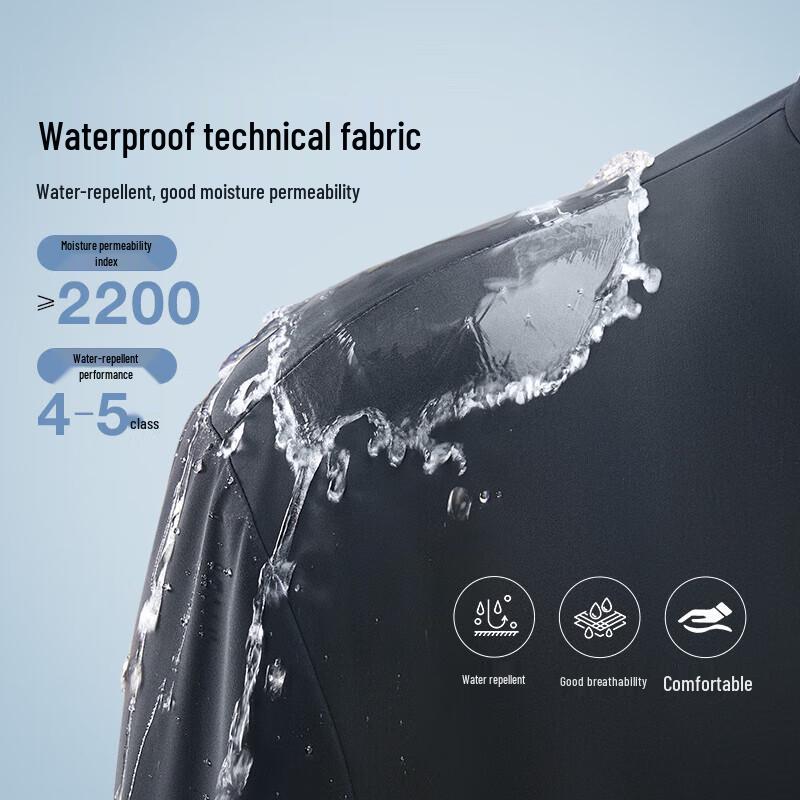 K-Boxing Men's Waterproof Business Lapel Jacket NKDG3005