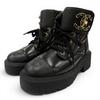 Excellent Boots Matelassé ChainCOCO Mark Turnlock Leather 34 G45923 Used