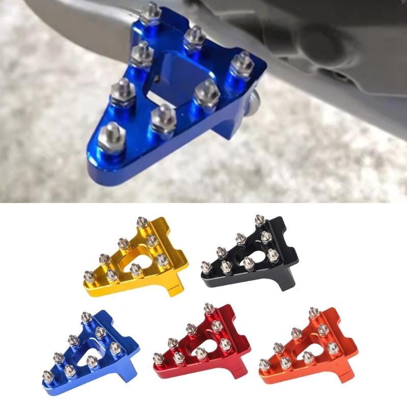 Precisions Motorcycle Brake Pedal Step Plates Steel Construction For CRF50 XR50 Riding Conditions