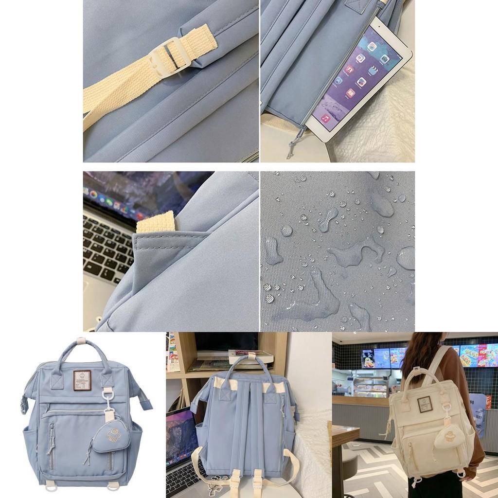 School Student Gift Waterproof Backpack Travel Bag Large Capacity Simplicity