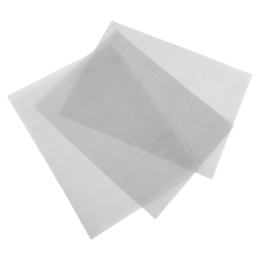 3pcs Welding Mesh 5.91x7.87in Cuttable Plastic Reinforcing Stainless Steel Wire Mesh Screen for Car Bumper Kayak Repair