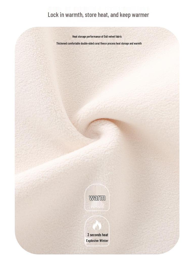 Vestă Coral Fleece Căptușită cu Fleece pentru Bebeluși, Băieți și Fete - Îmbrăcăminte Exterioară Caldă pentru Toamnă/Iarnă