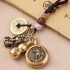 Universal Car Interior Hanging Pendant Lucky Charm Vintage Keychain Pendant Decoration Handmade Animal Themed Craft
