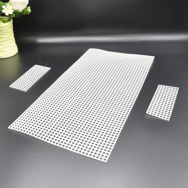 1Pcs Bag Making Diy Handcraft Bags Weaving Material Latch Hook Bags Made Plastic Grid Hook Plastic Weaving Mesh Cloth