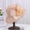 Retro French Hat Socialite British Summer Sun Hat Lace Flower Basin Mesh Sunshade Fisherman Style For Women