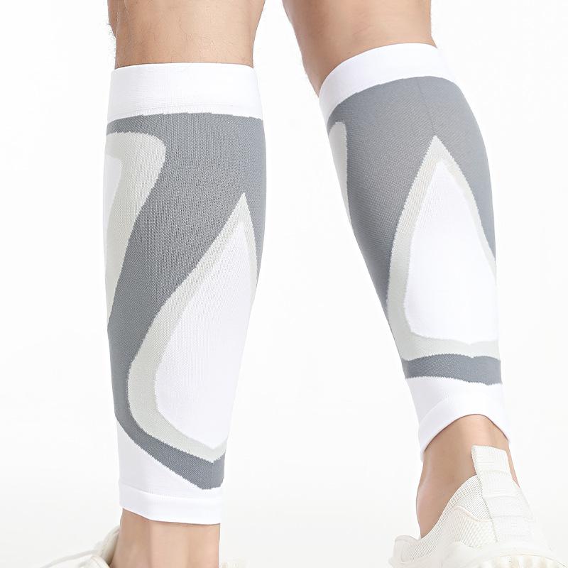 

Компрессионные носки для ног Марафонский спорт Мужские и женские Слой Давление Икра Рукав Баскетбол Езда Носки для ног One size, one pair белый