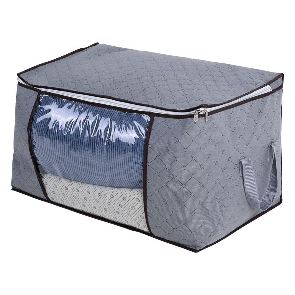 Large Zippered Storage Bag Durable Foldable Storage Bag Seasonal Storage Storage Bag  For Quilt