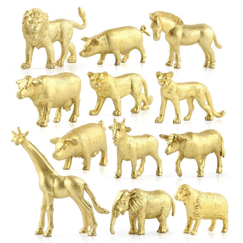 Detailed Pvc Animal Model Collection For Kids With Exciting Giraffe And Lion Toys