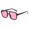2025 Korean Style Retro Square Sunglasses: Trendy, High-End, UV Protection for Clubbing