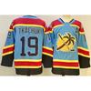 Mens Retro Ice Hockey Jersey Team Florida Panthers 16 Embroidered Practice Uniform Cotton Blend