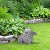 Synthetic Resin Dog Shaped Desktop Ornament Outdoor Yard Animal Statue  Courtyard Holiday Layout