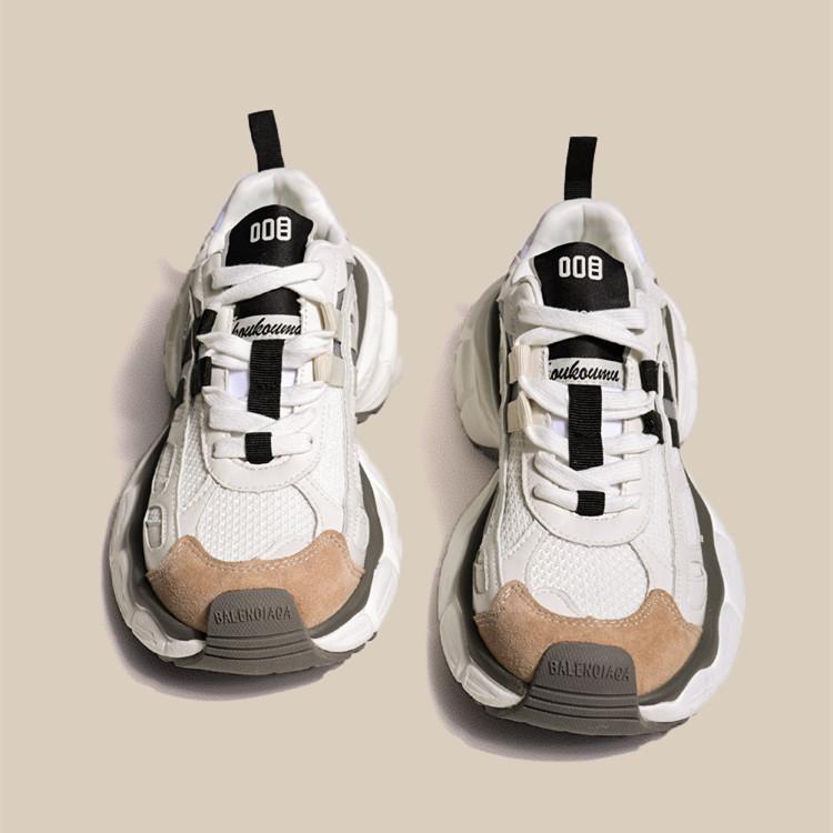 

Small man exclusive platform dad shoes women s spring 2025 new mesh sports shoes women s versatile women s shoes comfortable 40 белый