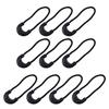 10pcs Zipper Pulls Cord Detachable Zip Clip Buckles Backpack Zipper Cord for Jackets Clothing Bags