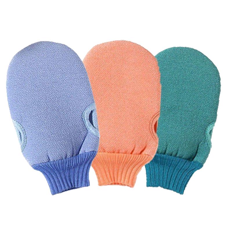Dual-Sided Bath Scrubber Gloves: Painless Stain Remover with Coarse & Fine Sand for Adults