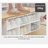 Foldable Clear Shoes Storage Box Plastic Stackable Shoe Organizer