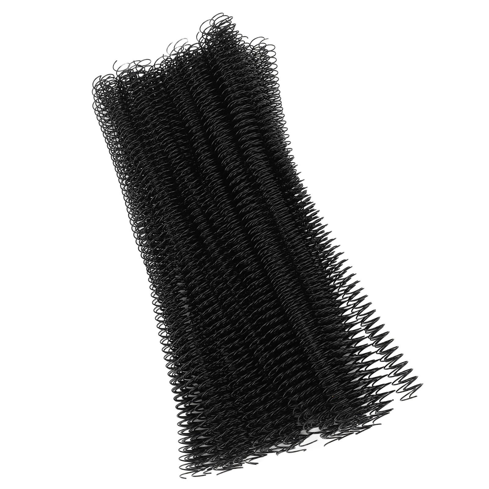 100 шт. Гребни для переплета одинарной петлей 12,7 мм 1 2 дюйма 48 зубьев 4:1 шаг 360 градусов ёмкость 90 листов спиральное скрепление