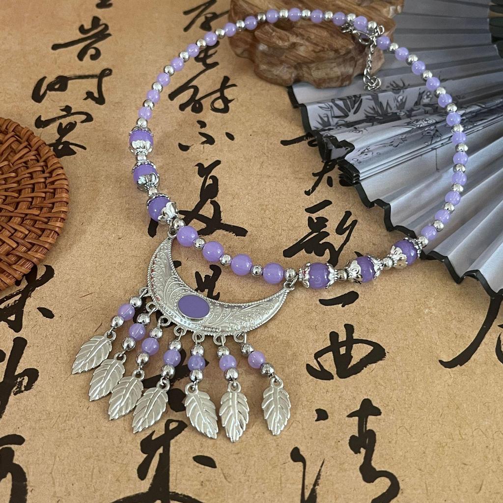 Bohemian Princess Tassel Forehead Pendant - Exotic Ethnic Style Hair Accessory