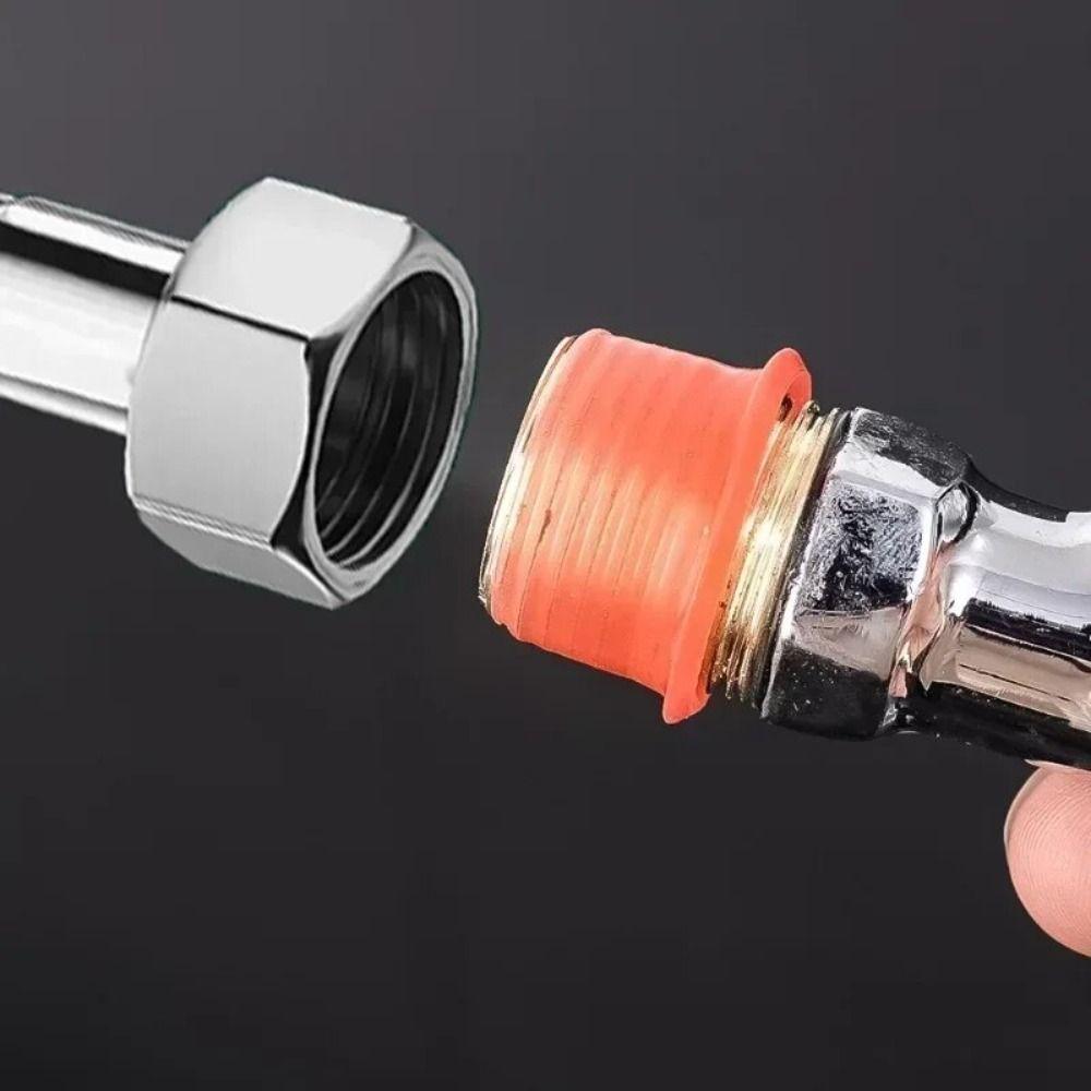50pcs Anti-aging Faucet Leak-proof Sealing Gaskets Silicone Leak-proof Seal Buckle  Kitchen