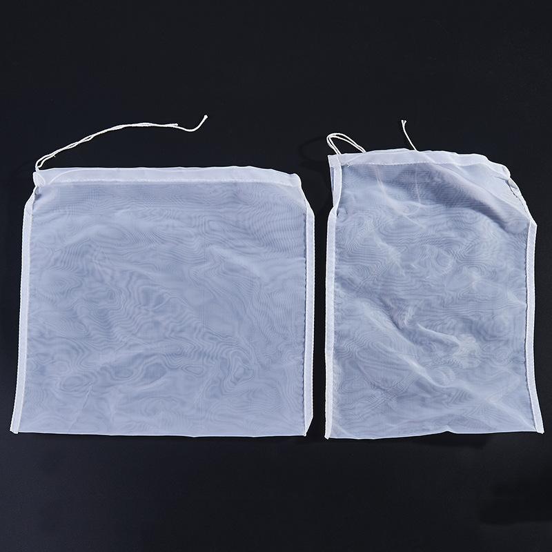 3 Bags Nut Milk Bag Commercial Reusable Almond Milk Bag Strainer Fine Mesh Nylon Cheesecloth Cold Brew Coffee Filter 300 Mesh