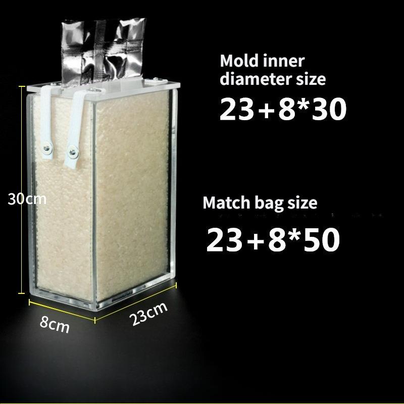 Reisziegel Beutel Vakuumform Yakfeng Reisbeutel Form Vakuum Transparente Verpackung für Diverse Körner Reisbeutel Mahlwerkzeug