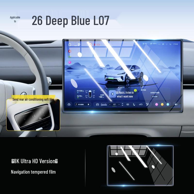 Changan Deepal L07 Tempered Glass Screen Protector for 26 Models - Car Navigation Film & Interior Accessory