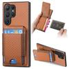 For Samsung Galaxy S25 Ultra Case with Card Holder Kickstand Leather Back Cover
