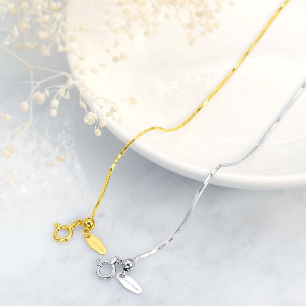 Chain Bracelet Pt850 Platinum Snake Width Length 18cm [Lala Christie] 0.69-0.75mm Approx. 1.5g lb97-0005-pt