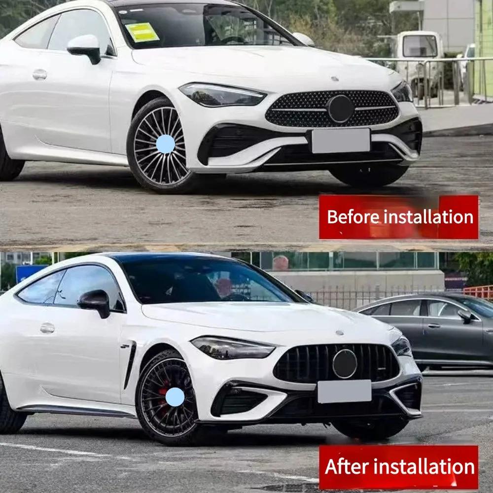 For Mercedes CLE 2025-2025 C236 W236 Front Grille Bumper Cover ABS Sport Mesh Grill Panel Replacement Tuning Accessories