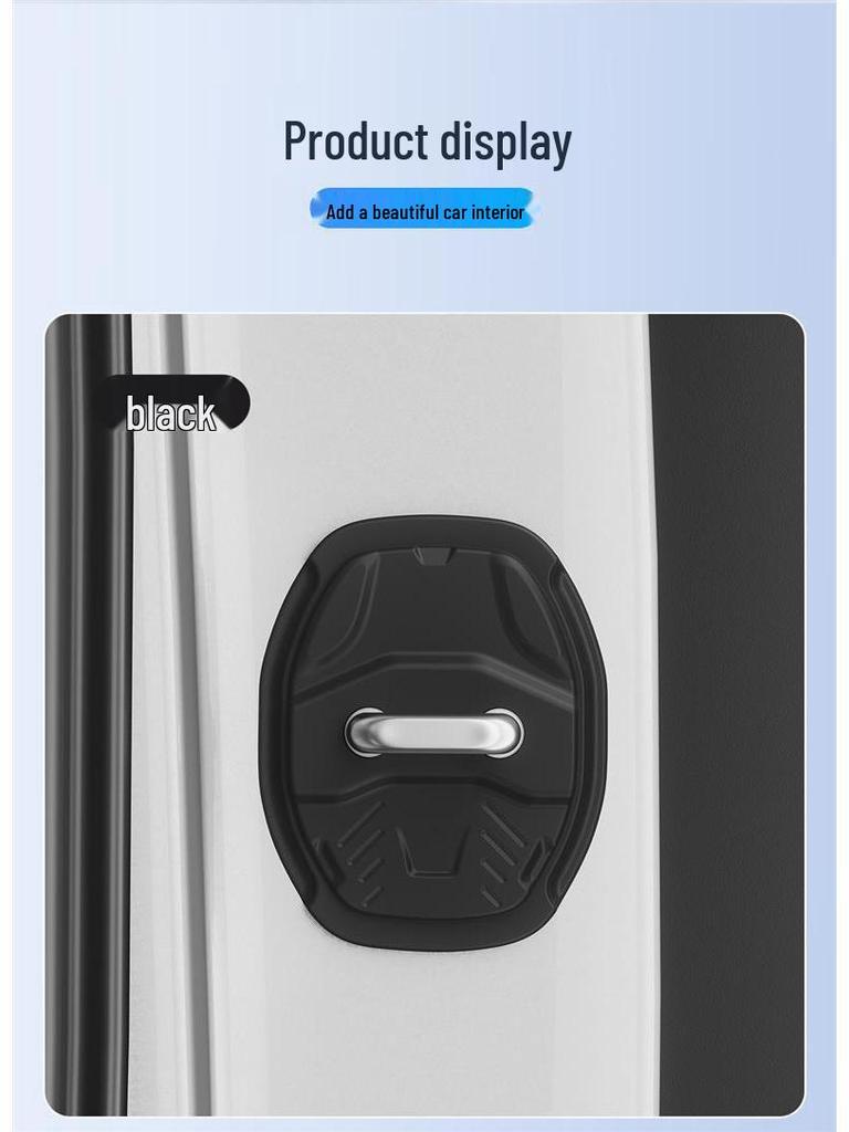 DS Car Door Lock Buckle Protection & Vibration Dampening Pad for Silent Door Closing